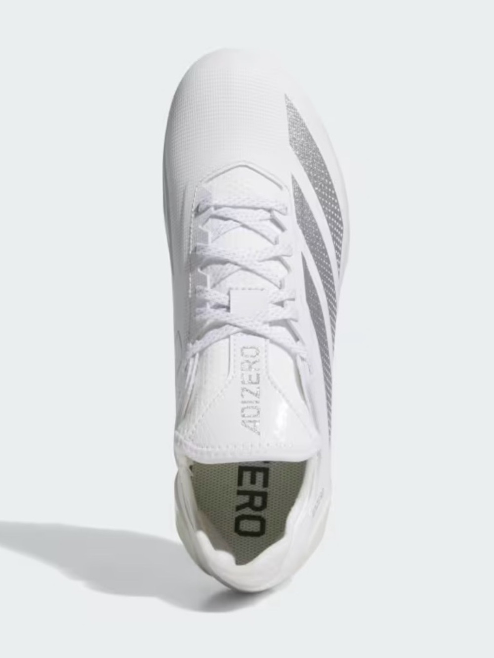 SOLD‼️adidas White Soccer Cleats with Silver Stripes - Picture 2 of 10